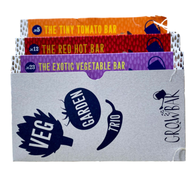 VEGETABLE GARDEN TRIO packaging