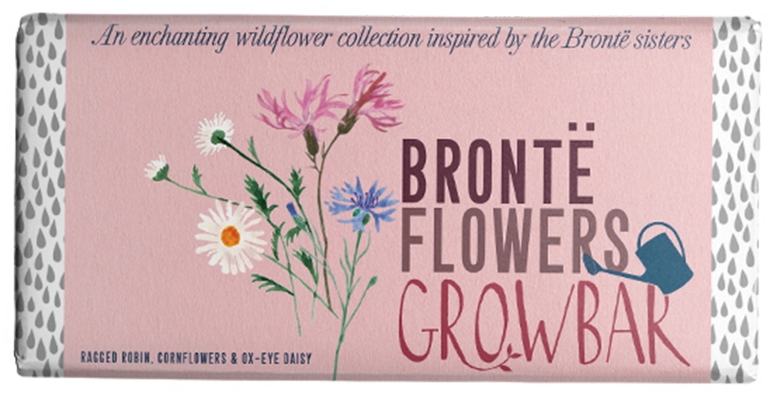 Bront&euml; Flowers Bar packaging